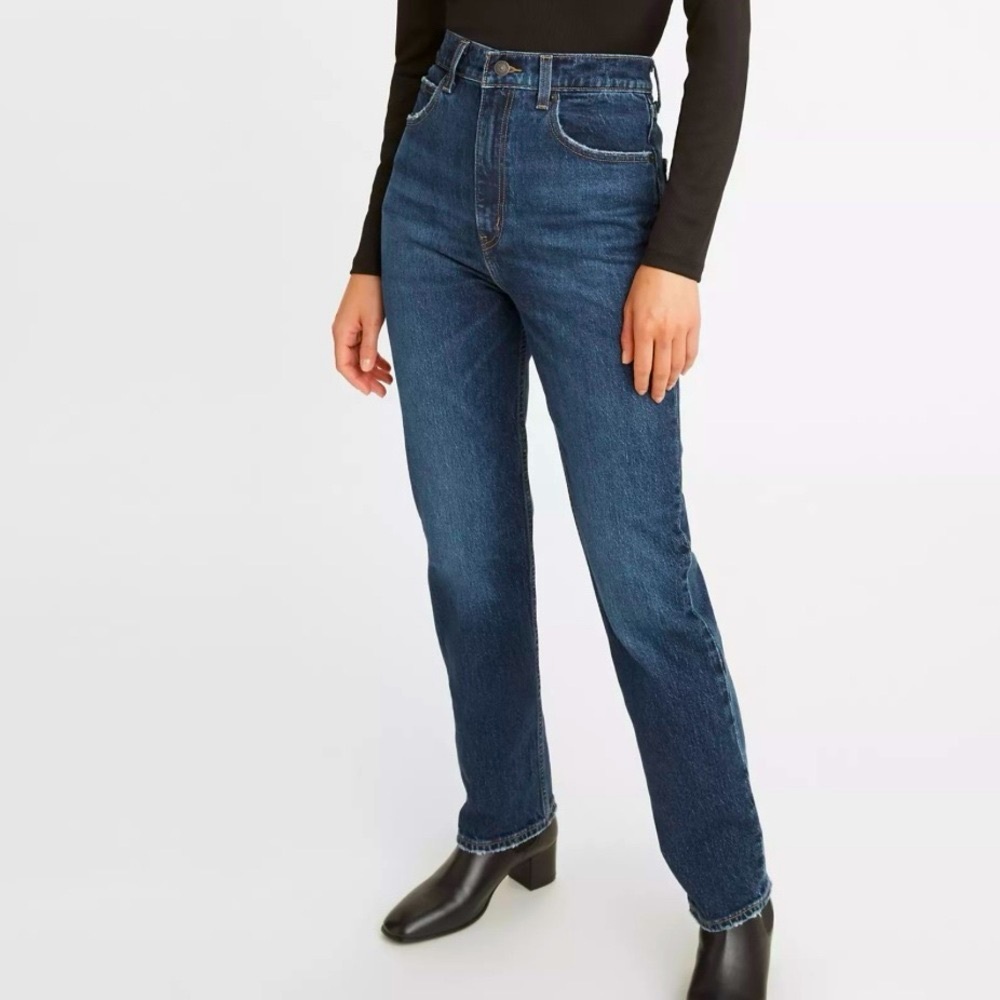 Levi's Women's Straight Leg Jeans - Dark Blue